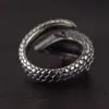 Trouwringen Pangolin Ring Antiek Zilver Vrouwen Retro Gepolijst Verstelbare Animal Gordeldier Sieraden Gratis Schip