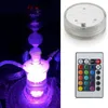 2021 Dompelbare LED-licht (12 stks / partij) Remote Controlled Battery Actioned RGB Multi-Colors Light voor Table Vazen Bruiloft Decoratie