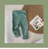 Baby boys girls all-match side braid sports pants Infants cotton soft base trousers 0-2Y 210508