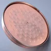 Round Vintage Retro Bathroom Rain Shower Head 8 inch Antique Red Copper Shower Sprayer Nsh054 H1209