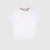2022 Mens Polos Printed Shirt Cartoon 100% Cotton Short Sleeve Camisas Stand Collar Male Shirts M-3XL#18