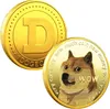 1 أوقية لوحات ذهبية Dogecoin عملة تذكارية 2021 طبعة محدودة النادرة مع حالة وقائية