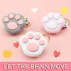 Kawaii fidget leksaker mini katt paw spel nyckelring ledde elektroniska minnesspel för barn vuxna enkla dimple juguetes mochi # 11