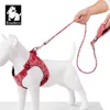 Truelove Pet Leash Laisse en corde florale pour chien et chat Poignée rembourrée en néoprène Tissu 100% coton Crochet en alliage de zinc Extérieur TLL2573 210729
