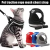 Breathable Cat Harness Leash Escape Proof Pet Clothes Kitten Puppy Dogs Vest Adjustable Easy Control Reflective Cat Harness