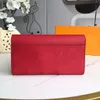 Wysokiej jakości projektant portfel torebka moda damska sarah torebki torebki podwójne hasp portfele fold uchwyty paszportowe 292R