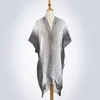 Dames badkleding WM 100%polyester vier seizoenen zijden sjaal 180 cm bedrukte schaduw zonbeveiliging reis zonnebrandcrème Cheongsam Long Shawl Z25