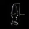 110x30mm Pyrex Glass Butt Plug Anal Dildo Crystal Anus Bead Fake Penis Female Masturbation Manlig vuxen sexleksak för gay6745568