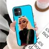 Mode Designer Telefon Fodral för iPhone 13 Mini 12 11 Pro Max XR XS 7/8 Plus Luxury Protection Shell All-InclusiveCellphone Cover Black Girl Case