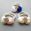 Custom Made Bridesmaid Girl Wrist Corsage Silk Rose Flower Pearl Crystal Beaded Hand Made Wedding Supplies Bridal Flowers