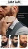 Abeis 360 Wave Brush Spazzola per baffi con manico in legno Setola di cinghiale naturale Barba per uomo