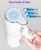 Dispenser automatico di sapone in schiuma Sensore touchless Ricarica USB Materiale ABS 300ML