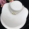 Designer Anhänger Halsketten Halsband Mode Frauen Perlenkette Dame Hochzeitsgeschenke Liebhaber Anhänger Schmuck