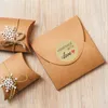 Wrap prezent 500 sztuk 3,8 cm okrągły Dziękujemy Naklejki Na zamówienie Naklejki Biznes Wedding Christmas Party Box Decor Etykieta