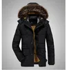 Fashion-Homme Down Parkas Mens Hiver Jacket épais Coton chaud de coton rembourré manteau manteau mi-longues manteaux à capuche manteaux coupe-vent marque marque clo