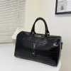 High Quality Oversized Croco PU Leather Gym Duffel Bag Overnight Tote Carry On Travel Bag For Men297u