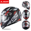 LS2 full face motorcycle helmet racing helmets Original Authentic man ECE approved multiple colour Lens ff358