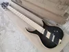 5 Strings Neck-thru-body Electric Bass Guitar with Black Hardware,2 Pickups,Can be customized