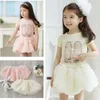 Lanterne jupes enfants portent mini filles mignon rose fleur courte princesse