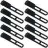 10 pièces tactique noir acier inoxydable pince de fixation mince 3.3 boucle de ceinture avec montage Chicago vis bricolage Kydex étui