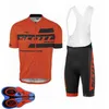 Conjunto de jersey de ciclismo para hombre 2021 Verano Scott Team Manga corta Camisa de bicicleta BIB Shorts Trajes Secado rápido Transpirable Ropa de carreras Tamaño XXS-6XL Y21041074