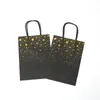 Bronzing Kraft Paper Bag Tote Bag Gift Wrap Fashion Printing Holiday Gifts Packaging Storage Bags