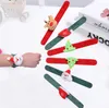 Christmas Clap Circle Toys Kids Favor Regali Babbo Natale Decorazioni per feste di compleanno Bracciale a tema SN3206