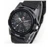 Cool Gemius Amry Men Watch Luksusowy Moda Analogowy Modny Sport Wojskowy Zegar Zegarki Nylon Kwarcowy