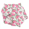 Kids Designer Kläder uppsättningar Boutique Baby Print Shorts Hairbands Headbands 3pcs / Sats Nyfödd Sommarstjärna Leopard Vattenmelon Byxor Hårtillbehör B7769