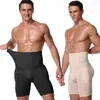 Män Midja Trainer Body Shaper Sexiga Panties Tummy Control Tight Underkläder Butt Lifter Shaperwear Slimming Underkläder Padded Boxer