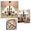 LED Candle Chandeliers Lamp double dining Pendant chandelier Lighting for Home Hotel Room Decoration