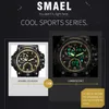 SMAEL SPORT Relógios À Prova D 'Água Top Marca Luxo Sports Watch Relógio Despertador para Masculino Digital Homens Relógio Exército Militar Relógio de Relógio G1022