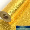 WallCoverings 3D Wzór PCV Wallpaper Salon Wodoodporna Papier ścienny 53cm Szerokość Geometryczne Światło Gold Silver Wallpapers Cena fabryczna Ekspert Design Quality