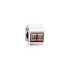 925 Sterling Silver Camera Earth House Gift Box Bow Knot Corda fissa Pezzi appesi Perline fai da te Charm Bead Fit Pandora Bracciale Collana Gioielli regalo