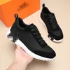 2021ss Top qualité Casual chaussures pour hommes de luxe Designer Sneaker Véritable semelle extérieure en caoutchouc rayé en cuir pointu Runner Outdoors sont Size38-45 MKJL0002