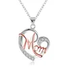 Collier pour la fête des mères, accessoires à la mode pour maman, pendentif avec lettres d'amour, cadeau pour femme et femme, 2022