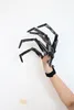 Halloween Articulated Fingers Festival Party Supplies Black Metal Cosplay Accessories Extension Gloves Claws Extender Wearable Scary Bones Claw Wholesale A02