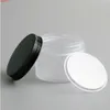 5oz Frost Empty Cosmetic Containers With Aluminium lids 150g Sample Cream Jars Packaging 20pcshigh qualtity