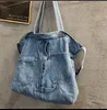 Kvällspåsar högkvalitativ denim axel handväska för kvinna crossbody casual jeans kvinnor handväskor designer shopping