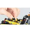 MOFUN DIY 2.4G Bâtiment Construction programmable App / Stick Control Interaction vocale Smart RC Robot Voiture - Machines d'excavation