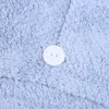 Newpiniapple Ekose Kuru Saç Kapaklar Havlu Mikrofiber Hızlı Kurutma Duş Saçlar Şapkalar Türban Wrap Şapka Spa Banyo Kapağı EWC7170