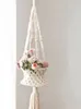 Bohemian Woven Tapestry Pendant Hanging Decoration Plant Potted Rack Flower Pocket Room Decor Home Decoration Accessories Y0910