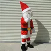 Costume de mascotte de père Noël d'Halloween de haute qualité Personnaliser le personnage de thème d'anime de dessin animé Unisexe Adultes Outfit Carnaval de Noël Déguisements