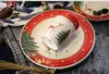 Assiettes en porcelaine en gros British Traditional Chiristmas Plats Mug Tasses