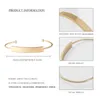 Bohemien Free Bohemian Gold Metal Bracelets Bracelets pour femmes Geométrique Rectangle Géométrique Brangle Bijoux de bijoux Q0719