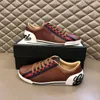 2022 Herenontwerper Schoenen Letter Gedrukte Luxe Mode Casual Black Men Sports sneakers Hoge kwaliteit Real Picture MKJ0003