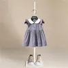 Baby meisjes mouwloze jurken katoenen kleding zomermerk jurken kinderen meisjes casual jurken kinderen 2-7t Q0716