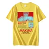 Chainsaw Man MAKIMA T-Shirts Anime Solid Color Print Streetwear Men Women Fashion 100% Cotton Oversized T Shirt Unisex Tees Tops Y220214