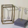 Europa America Fashion Jewelry Sets Lady Women Titanium Steel gegraveerd V Initialen Instellingen Volledige diamanten hartvergrendeling Charm ketting 237m