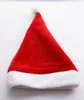 12 pcs Santa Claus Hats Decor Thicken Xmas Hat Festival Masquerade Party Christmas Cap Gift For Year 40*28cm